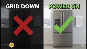 Nombre de panneaux solaires pour alimenter un frigo 24/7