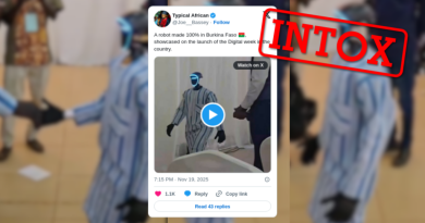 Non, ce robot n’a pas été fabriqué au Burkina Faso