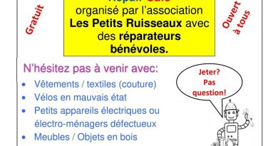Nouveau Repair Café à Jeuxey le samedi 29 novembre