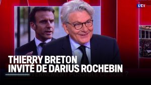 Nouveau gouvernement : Thierry Breton au micro de Darius Rochebin