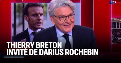 Nouveau gouvernement : Thierry Breton au micro de Darius Rochebin