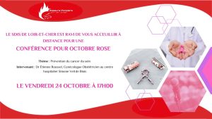 Octobre Rose : Conférence sur la prévention du cancer du sein