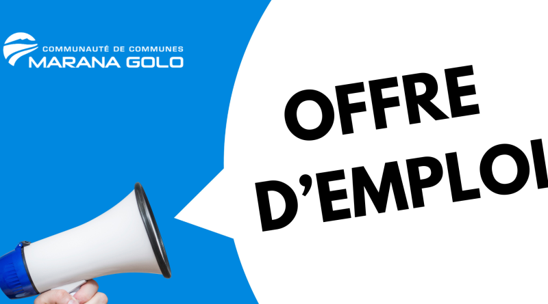 Offre d’emploi : Responsable du service « Collecte et tri sélectif » - Communauté de communes Marana Golo
