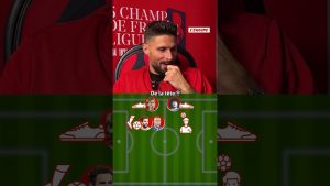 Olivier Giroud dévoile son buteur idéal en football
