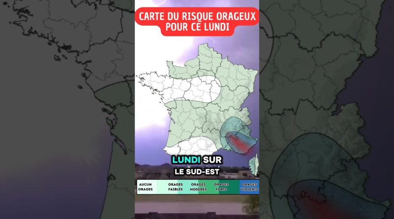 Orages prévus ce dimanche et lundi en France !