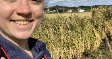 Originaire d'Achenheim, elle passe un an au Japon, dans le monde rural