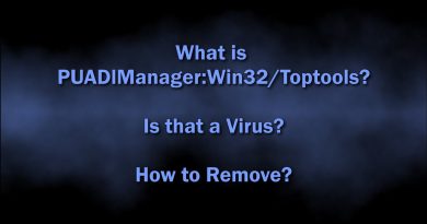 PUADlManager: Win32/Toptools Malware - Guide de Suppression