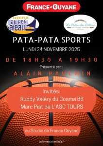 Pata Pata Sports : le basket guyanais en première ligne ce soir
