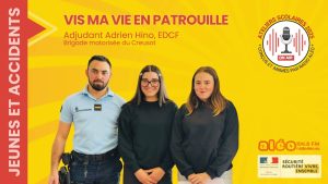 Patrouille avec l'Adjudant Hino : jeunes et accidents