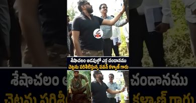 Pawan Kalyan dans la forêt de Seshachalam : un moment unique