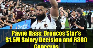 Payne Haas : Décision salariale de 1,5 M$ et inquiétudes R360