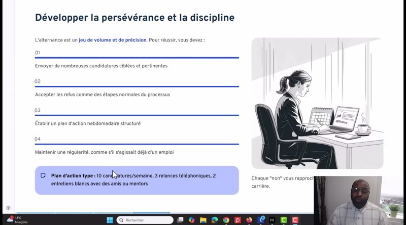 Persévérance et Discipline : Réussir sa recherche d'alternance