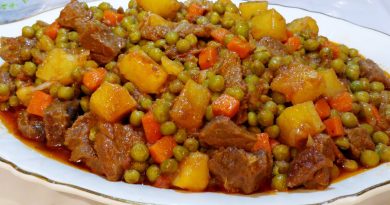 Petits Pois Viande et Pommes de Terre Savoureux