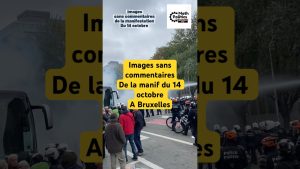 Photos de la manifestation du 14 à Bruxelles