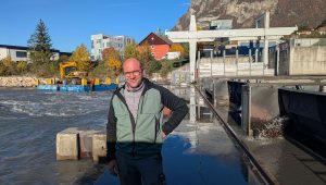 Pierre dirige des travaux subaquatiques sur le barrage de Montmélian - ICI