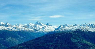 Switzerland, Alps, Matterhorn, lake, mountains, Swiss flag, Geneva