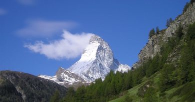 Switzerland, Alps, Matterhorn, lake, mountains, Swiss flag, Geneva