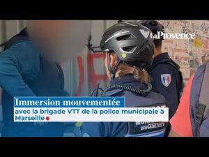 Plongée dynamique avec la brigade VTT de Marseille