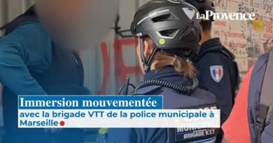 Plongée dynamique avec la brigade VTT de Marseille