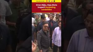 Pluies Intenses à Darjeeling : Rijiju et Bista Évaluent l'Aide