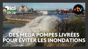 Pompes haute puissance pour évacuer l'eau lors de fortes pluies