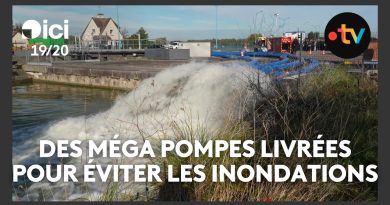 Pompes haute puissance pour évacuer l'eau lors de fortes pluies