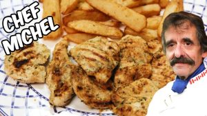 Poulet grillé mariné au barbecue