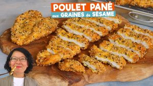 Poulet pané au sésame : croustillant et savoureux !