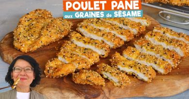 Poulet pané au sésame : croustillant et savoureux !