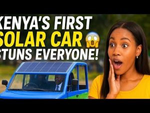 đ°đȘ PremiĂšre voiture solaire du Kenya : Ruto l'essaie Ă Nairobi!