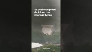 Presa de Jalpan déborde après de fortes pluies