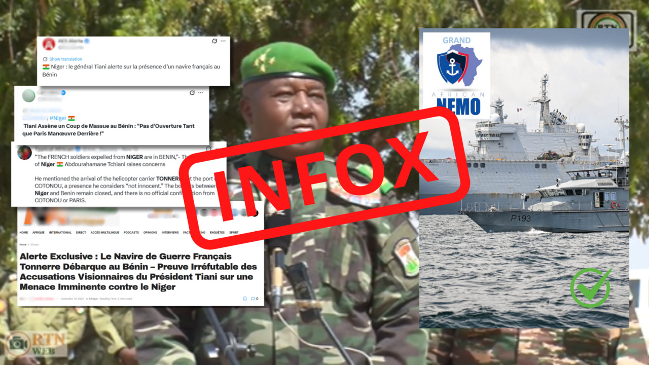 Niger: infox de la junte autour d’un exercice naval de l’armée française
