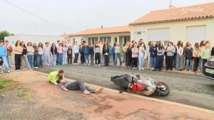 Prévention routière : Atelier pour les élèves de 3e à Aizenay
