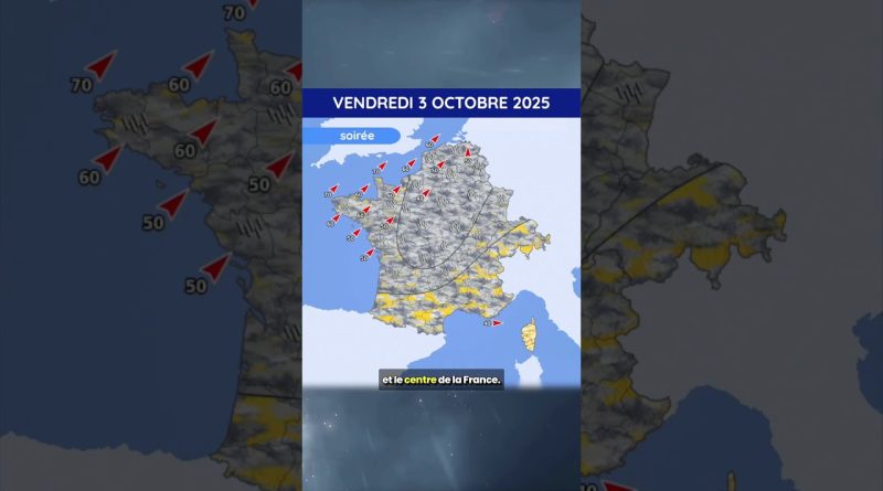 Prévisions Météo : 3 au 5 Octobre 2025