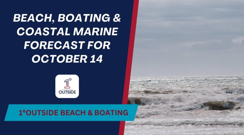 Prévisions maritimes et côtières pour le 14 octobre