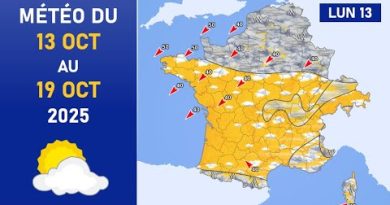 Prévisions météo du 13 au 19 octobre 2025