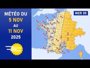 Prévisions météo du 5 au 11 novembre 2025