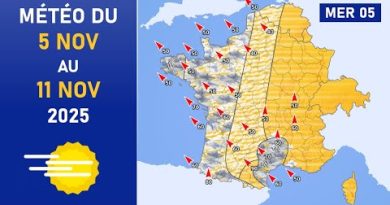 Prévisions météo du 5 au 11 novembre 2025