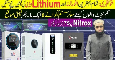 Prix des onduleurs solaires et batteries au Pakistan en 2025