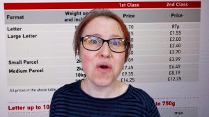 Prix des services postaux au Royaume-Uni : une surprise !