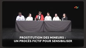 Procès fictif pour sensibiliser à la prostitution des mineurs