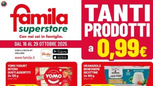 Promo Famila : Produits à 0,99€ jusqu'au 29 octobre !