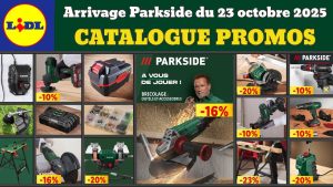 Promos LIDL Parkside : Nouveautés bricolage du 23 octobre 2025