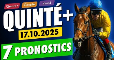 Pronostics Quinté du 17 octobre 2025 à Vincennes 🍀