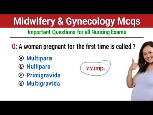 QCM en soins infirmiers : Maternité et Gynécologie