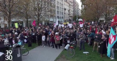 Quelque 2500 fonctionnaires ont protesté à Genève contre les "mesures d'austérité" étatiques | RTS