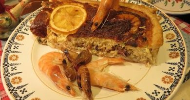 Quiche Normande aux Fruits de Mer de Grand-Mère Mitraille