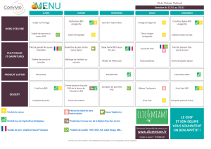 REPAS CANTINE : 17 novembre au 21 novembre 2025