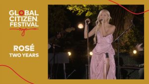 ROSÉ interprète « Two Years » au Global Citizen Festival NYC 2025