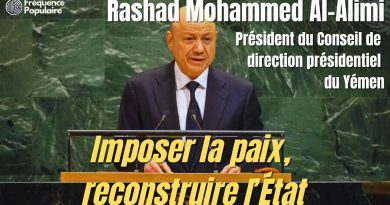 Rashad Al-Alimi à l'ONU : Le Yémen, défi pour le monde